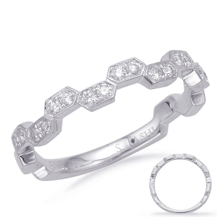 White Gold Diamond Band - D4680WG