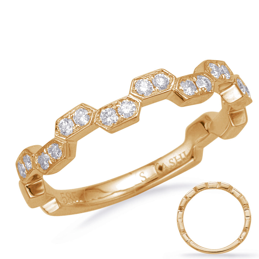 Yellow Gold Diamond Band - D4680YG