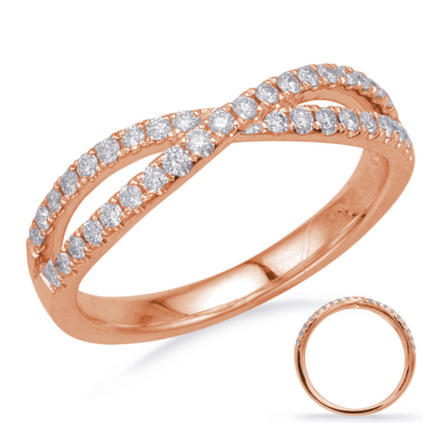 Rose Gold Diamond Fashion Ring - D4681RG