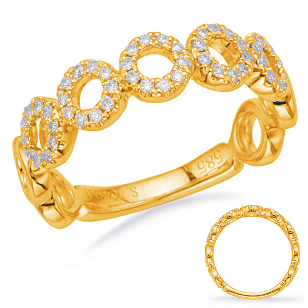 Yellow Gold Diamond Fashion Ring - D4682YG