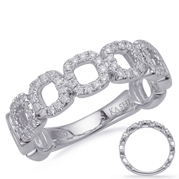 White Gold Diamond Fashion Ring - D4683WG