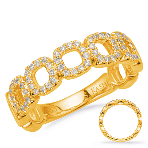 Yellow Gold Diamond Fashion Ring - D4683YG