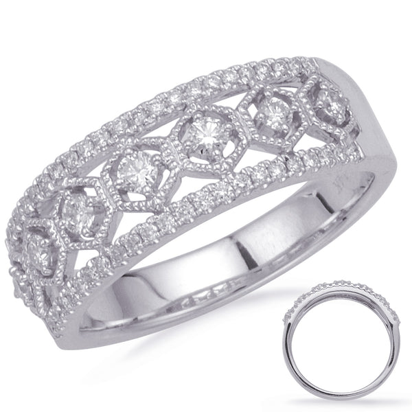 White Gold Diamond Fashion Ring - D4697WG
