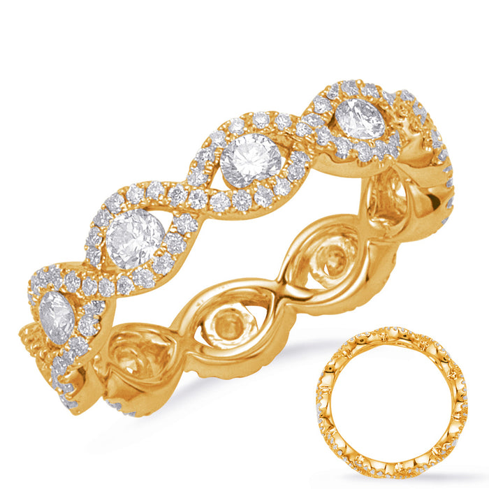 Yellow Gold Eternity Band - D4716-6YG