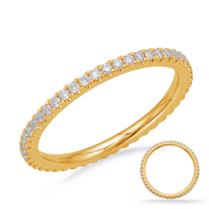 Yellow Gold Eternity Band - D4719-6YG