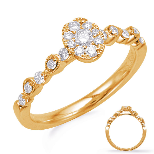 Yellow Gold Diamond Fashion Ring - D4738YG