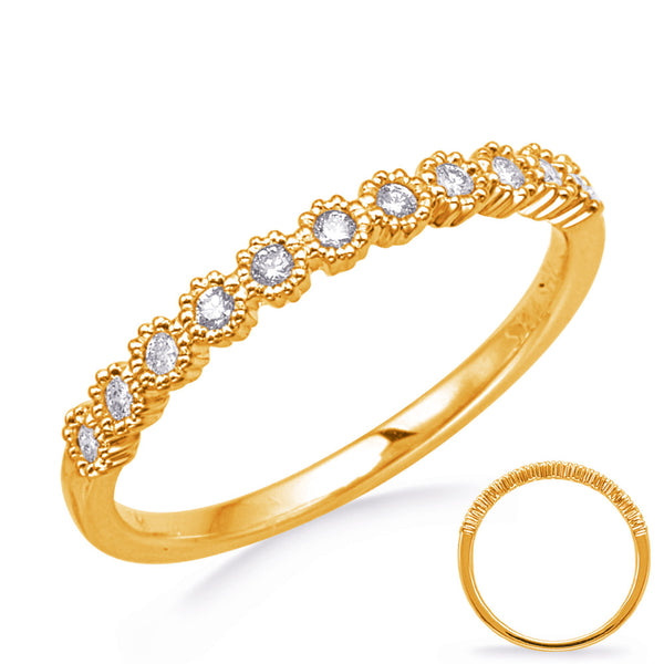 Yellow Gold Stackable Band - D4743YG