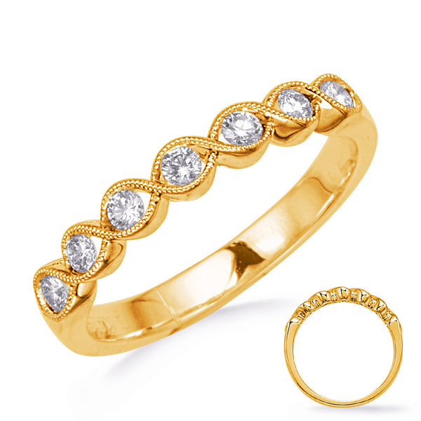 Yellow Gold Stackable Band - D4744YG