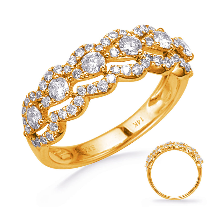 Yellow Gold Diamond Fashion Ring - D4748YG