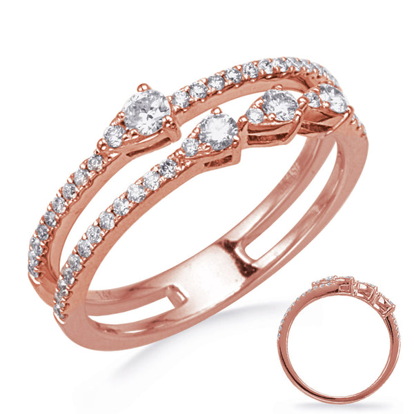 Rose Gold Diamond Fashion Ring - D4752RG