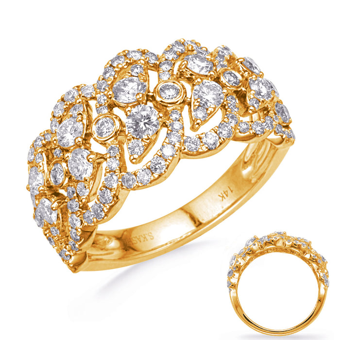 Yellow Gold Diamond Fashion Ring - D4753YG