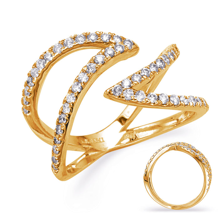 Yellow Gold Diamond Fashion Ring - D4767YG