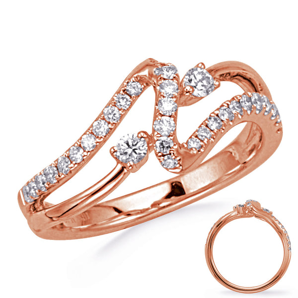 Rose Gold  Diamond Ring - D4775RG