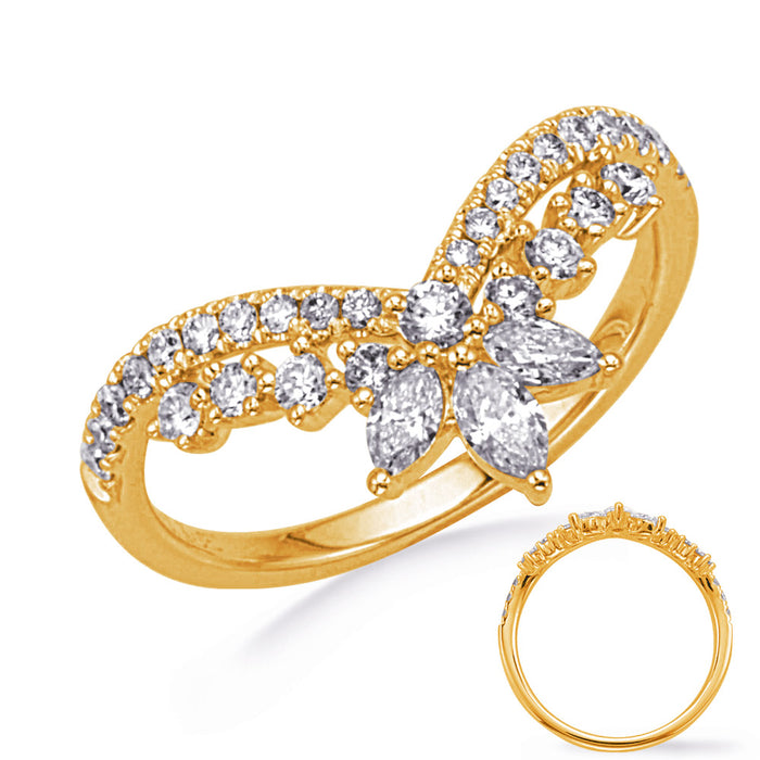 Yellow Gold Diamond Ring - D4782YG