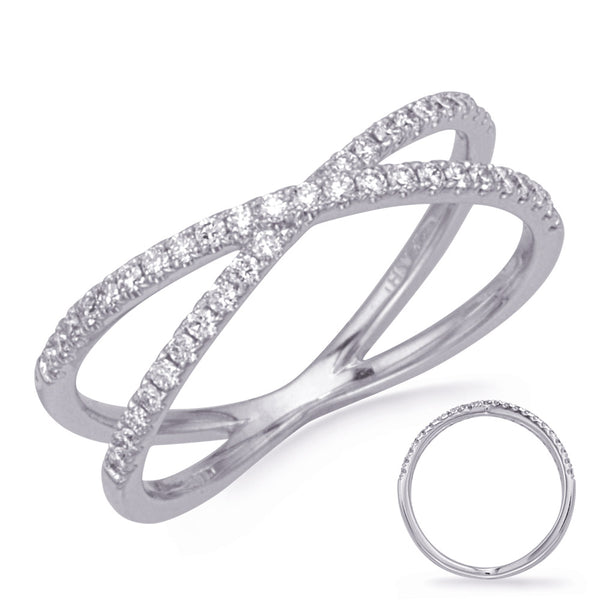 White Gold Fashion Diamond Ring - D4784WG