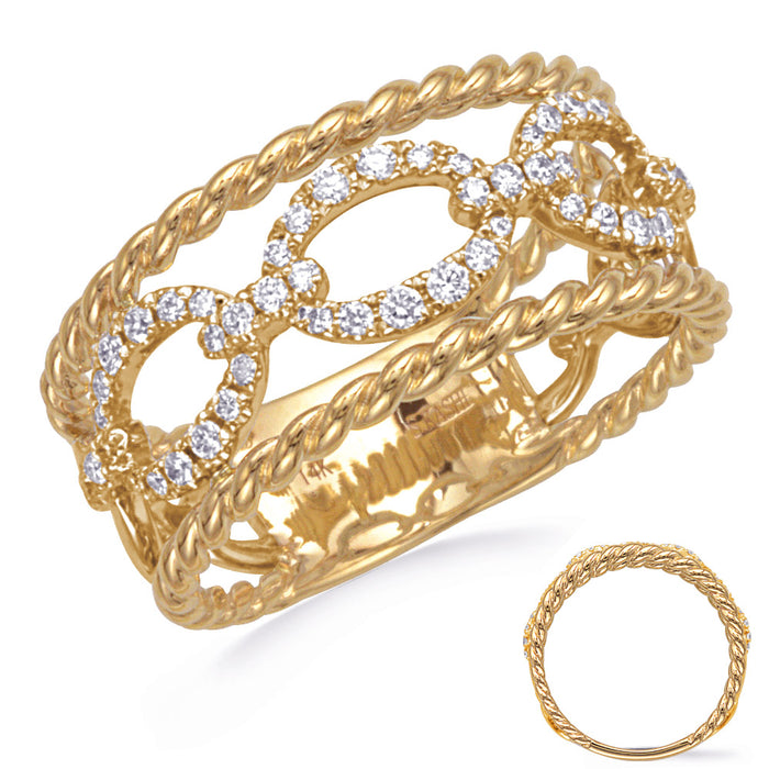 Yellow Gold Diamond Ring - D4828YG