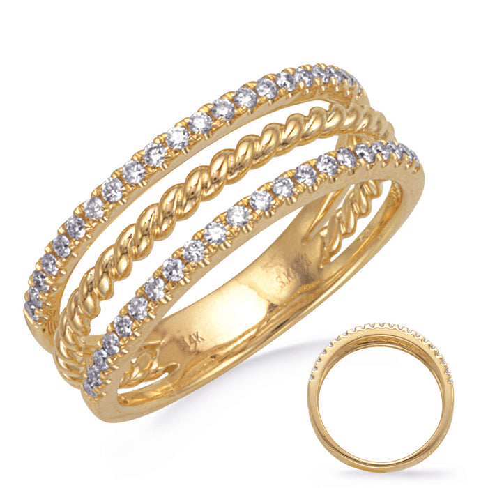 Yellow Gold Diamond Ring - D4838YG