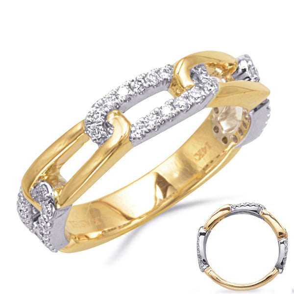 Yellow & White Gold Diamond Ring - D4861YW