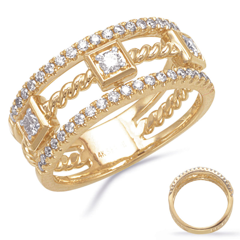 Yellow Gold Diamond Ring - D4870YG