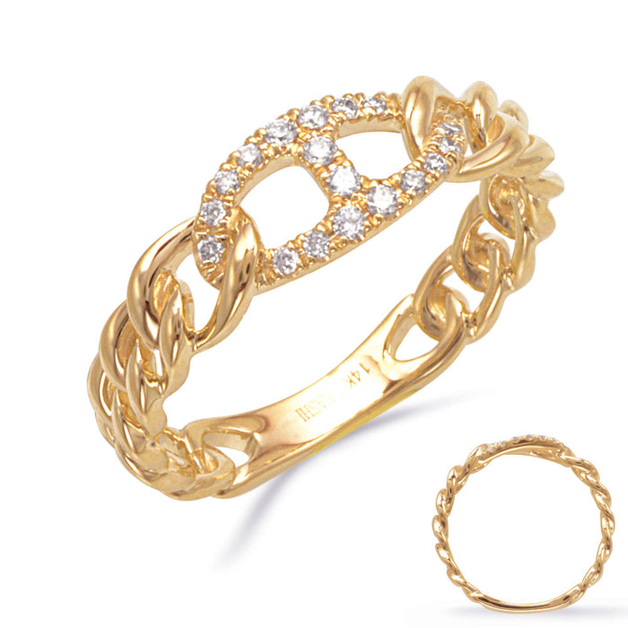 Yellow Gold Diamond Ring - D4874YG