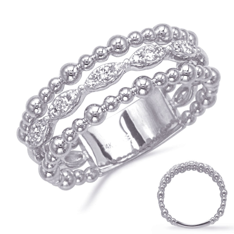 White  Gold Diamond Ring - D4875WG