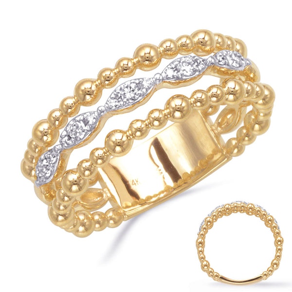 Yellow Gold Diamond Ring - D4875YG