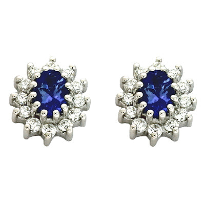 Tanzanite & Diamond Earring - E1198-TWG