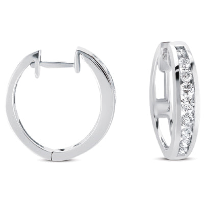 Diamond Huggie Earring - E1287WG