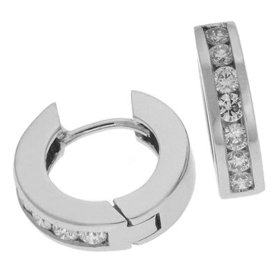 Diamond Huggie Earring - E1310-PL