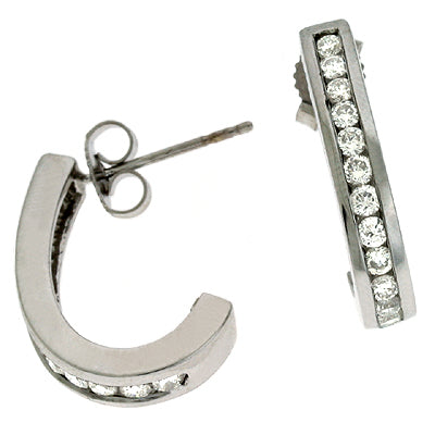 White Gold Diamond Earring - E7180WG