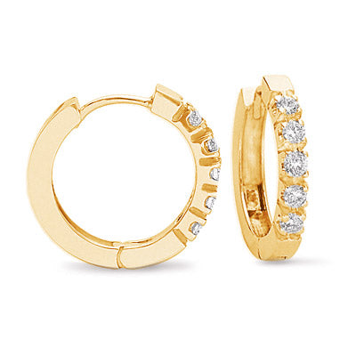 Diamond Huggie Earring - E7325YG