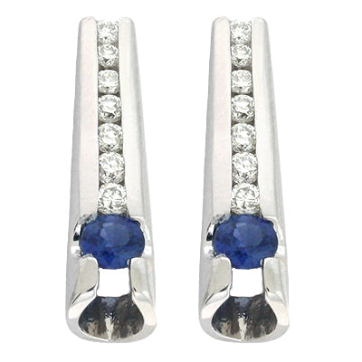 Sapphire & Diamond Earring - E7346-SWG