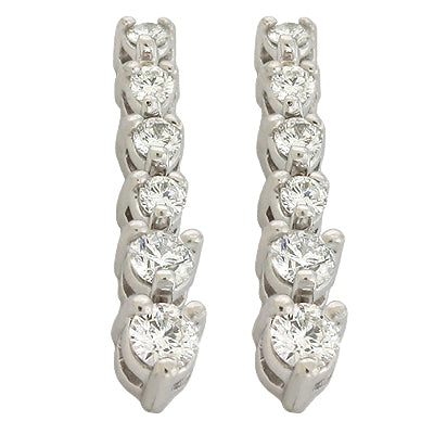 White Gold Diamond Earring - E7353WG