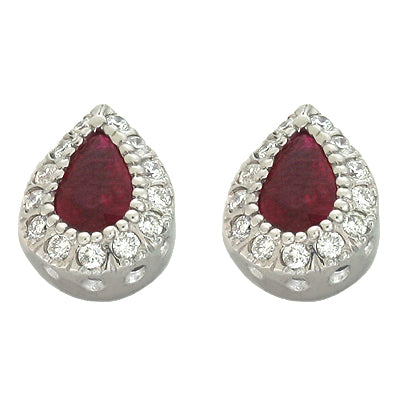 Ruby & Diamond Earring - E7381-RWG