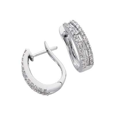 White Gold Diamond Earring - E7429WG