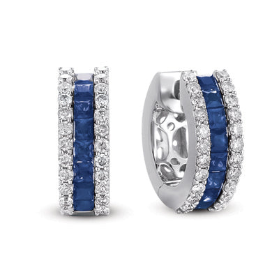 Sapphire & Diamond Earring - E7512-SWG