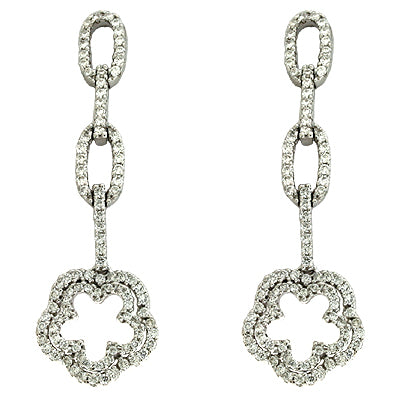 White Gold Diamond Earring - E7527WG