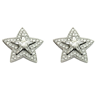 White Gold Diamond Stud Earring - E7551WG