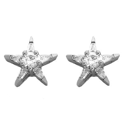 White Gold Diamond Stud Earring - E7561WG