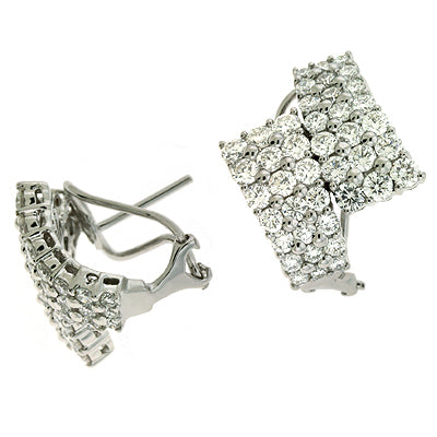 White Gold Diamond Stud Earring - E7571WG