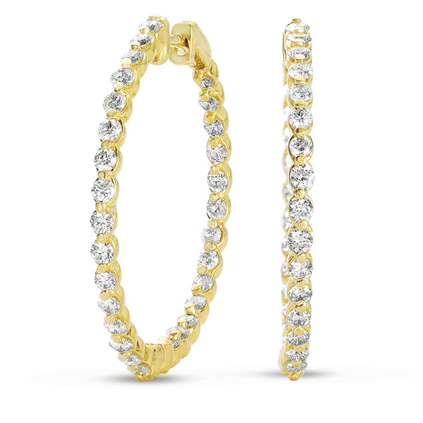 Diamond Hoop Earring - E7621