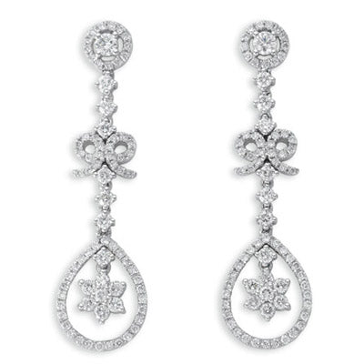 White Gold Diamond Earring - E7650WG