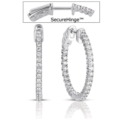 1  Securehinge Hoop Earring - E7673WG