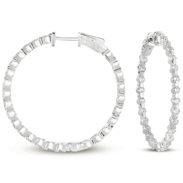 1.5  Securehinge Hoop Earring - E7703WG