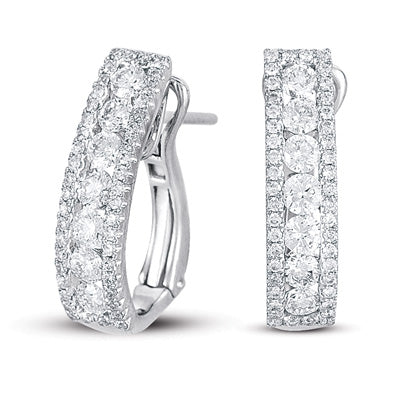 White Gold Diamond Earring - E7731WG