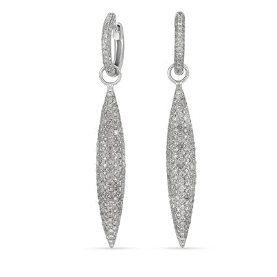 White Gold Diamond Earring - E7752WG