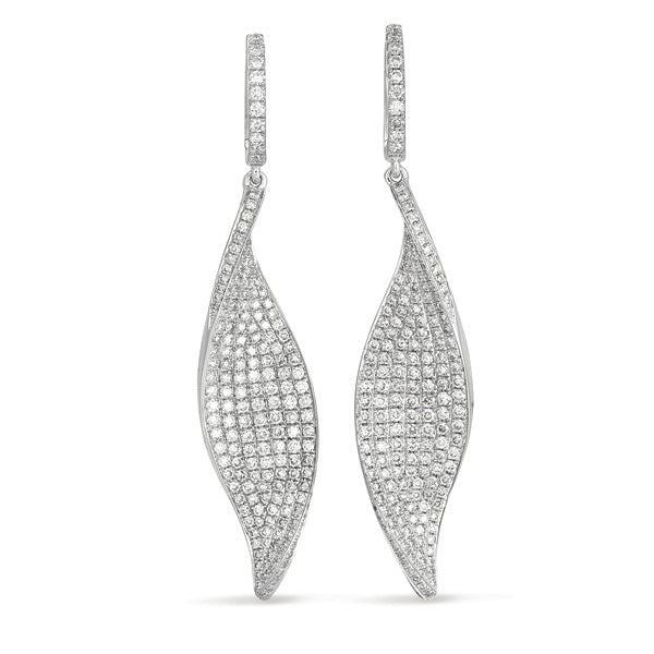 White Gold Diamond Earring - E7760WG