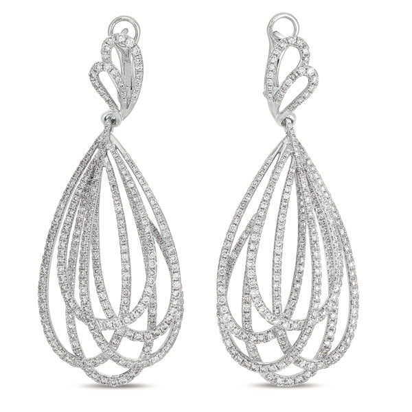 White Gold Diamond Earring - E7762WG