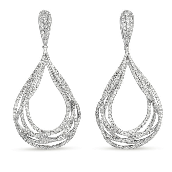 White Gold Diamond Earring - E7763WG