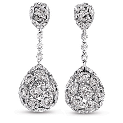 White Gold Diamond Earring - E7765WG